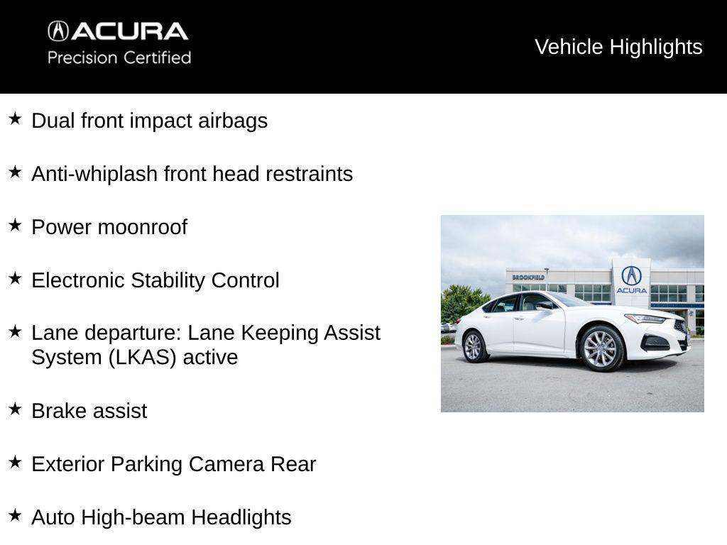 used 2022 Acura TLX car, priced at $28,900