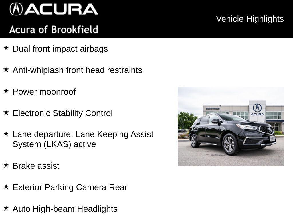 used 2019 Acura MDX car, priced at $20,900
