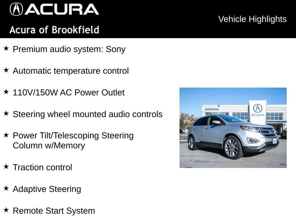 used 2018 Ford Edge car, priced at $11,937