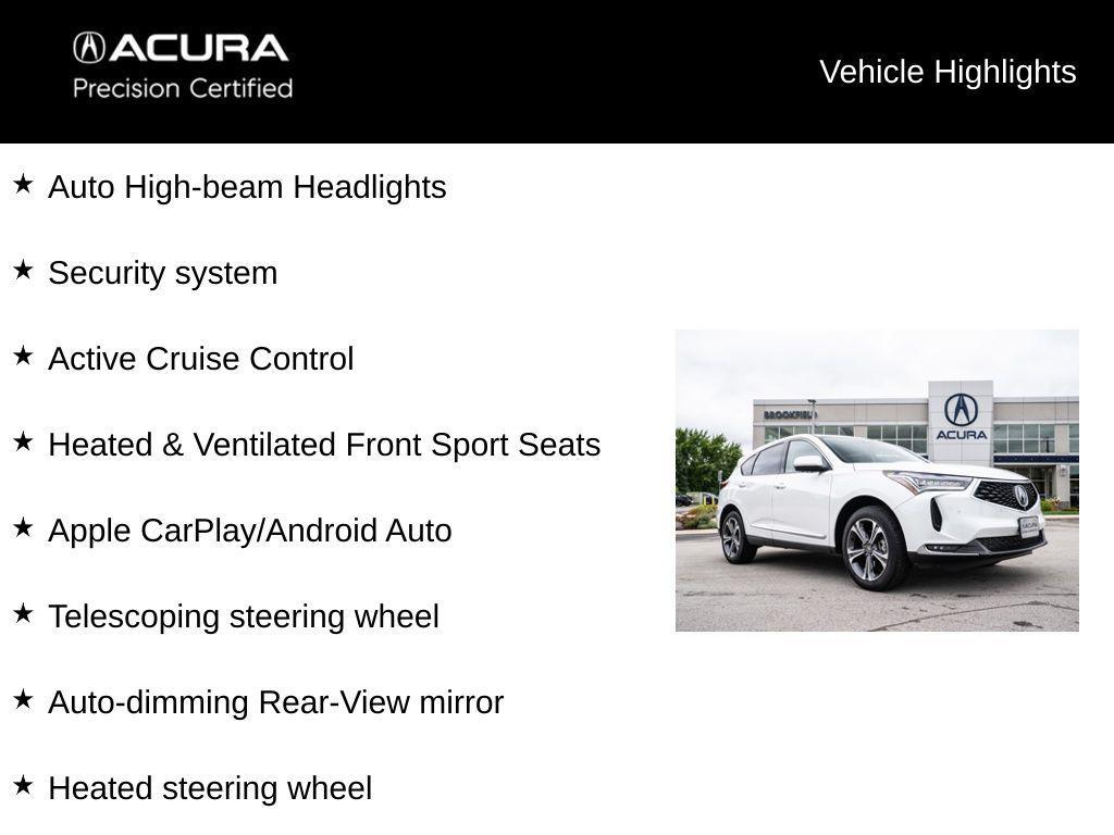 used 2022 Acura RDX car, priced at $37,698