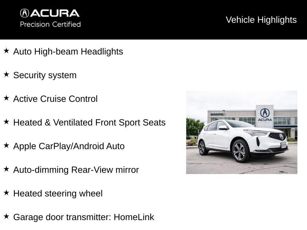 used 2022 Acura RDX car, priced at $39,900