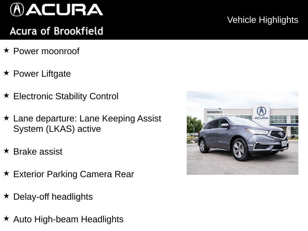 used 2019 Acura MDX car, priced at $17,998