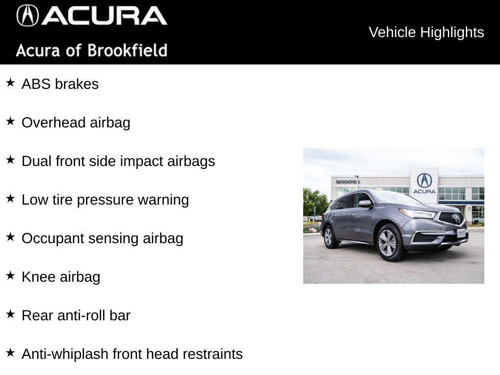 used 2019 Acura MDX car, priced at $17,998