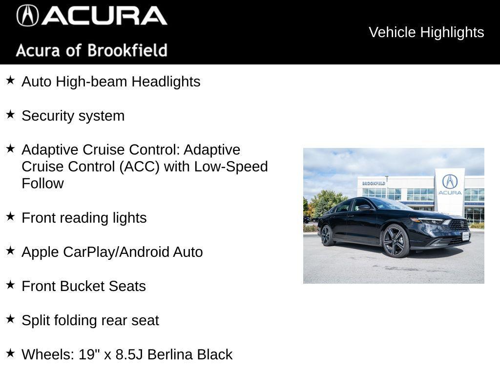 used 2024 Honda Accord Hybrid car, priced at $24,537