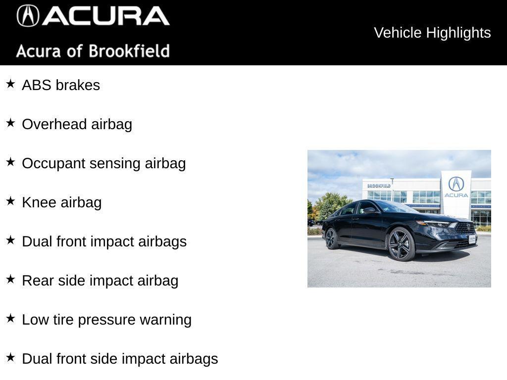 used 2024 Honda Accord Hybrid car, priced at $24,537