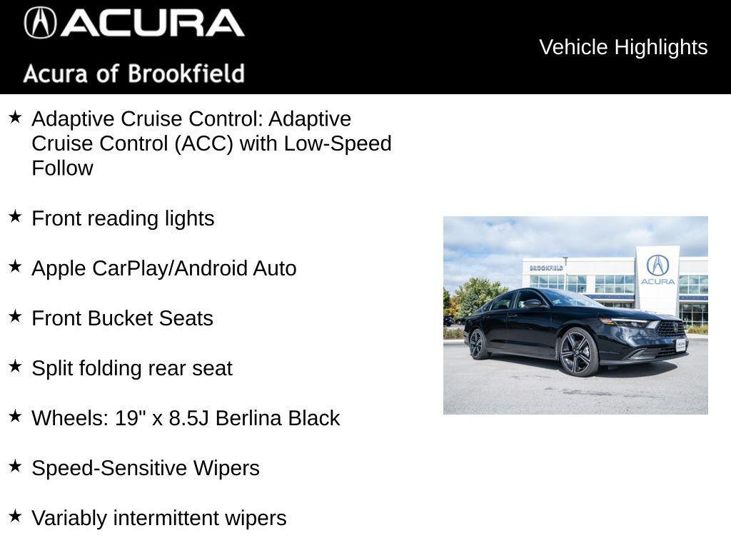 used 2024 Honda Accord Hybrid car, priced at $26,493
