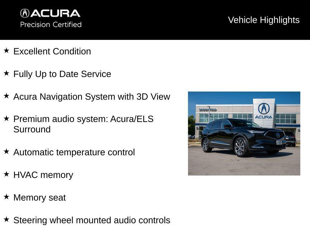 used 2024 Acura MDX car, priced at $45,998