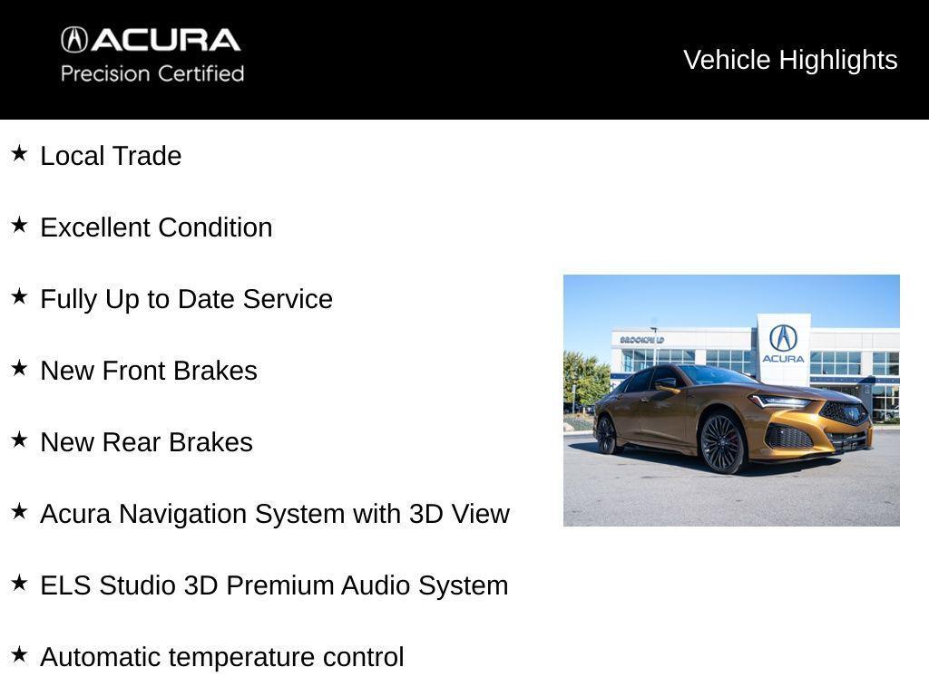used 2021 Acura TLX car, priced at $38,900