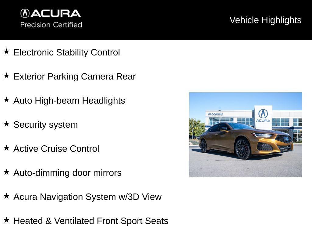 used 2021 Acura TLX car, priced at $38,900