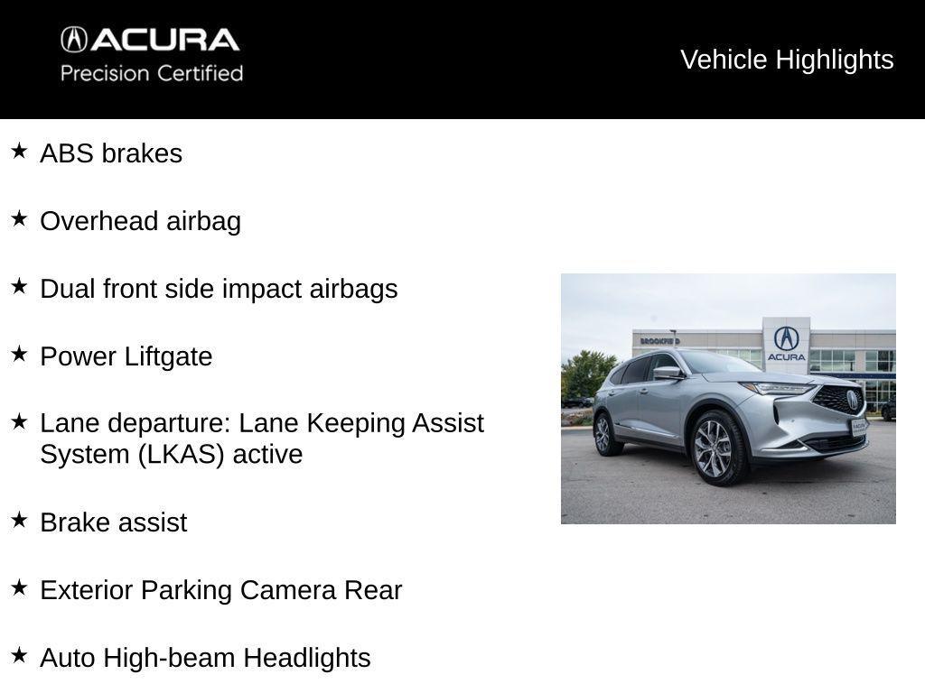 used 2023 Acura MDX car, priced at $41,288
