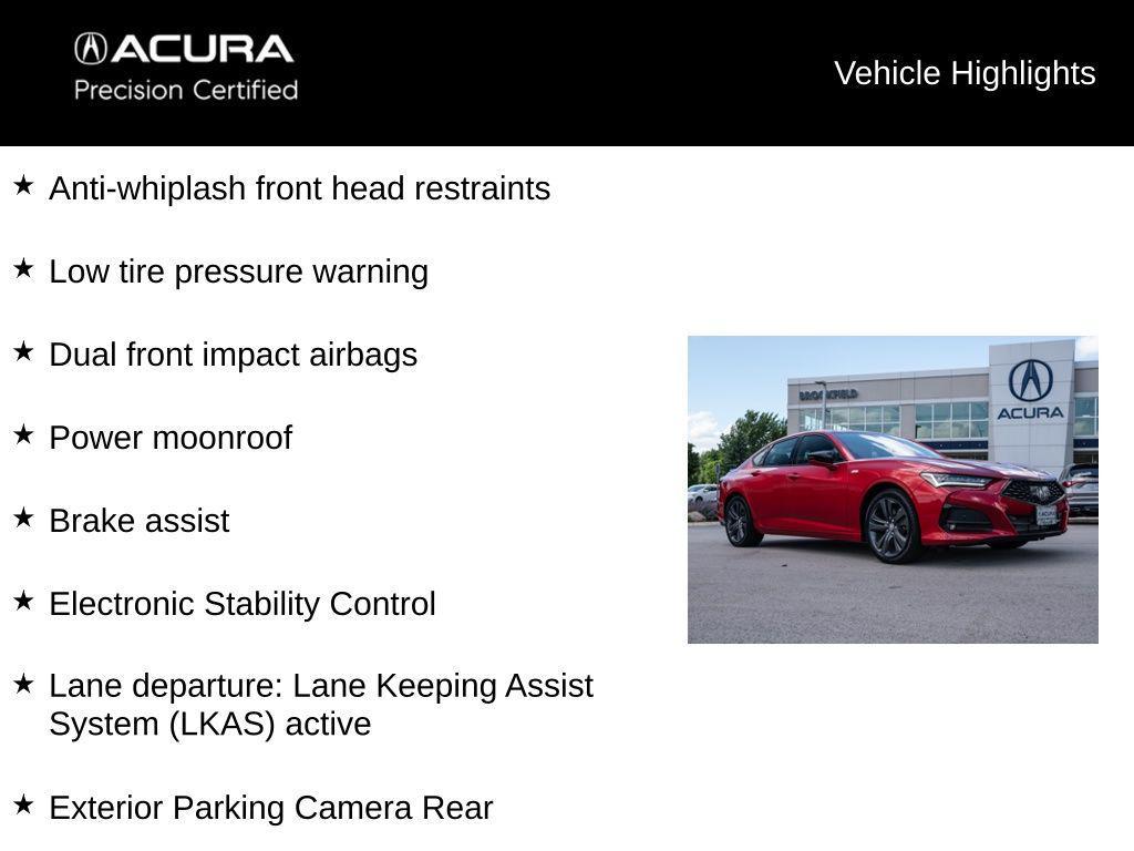 used 2023 Acura TLX car, priced at $38,988