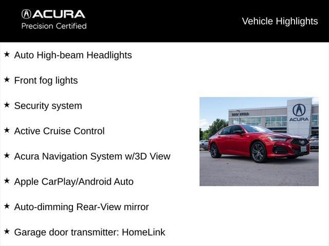 used 2023 Acura TLX car, priced at $39,997