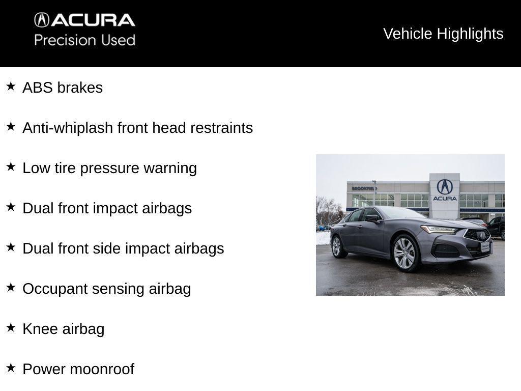 used 2021 Acura TLX car, priced at $24,900