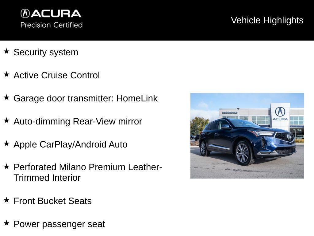 used 2024 Acura RDX car, priced at $42,900