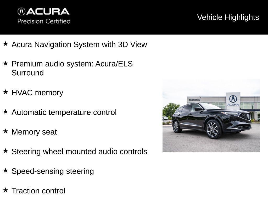 used 2023 Acura MDX car, priced at $39,325