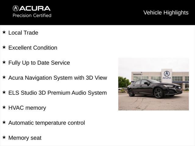 used 2023 Acura TLX car, priced at $40,900