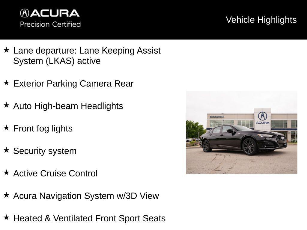 used 2023 Acura TLX car, priced at $39,588
