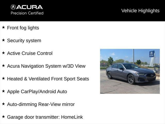 used 2023 Acura TLX car, priced at $41,984