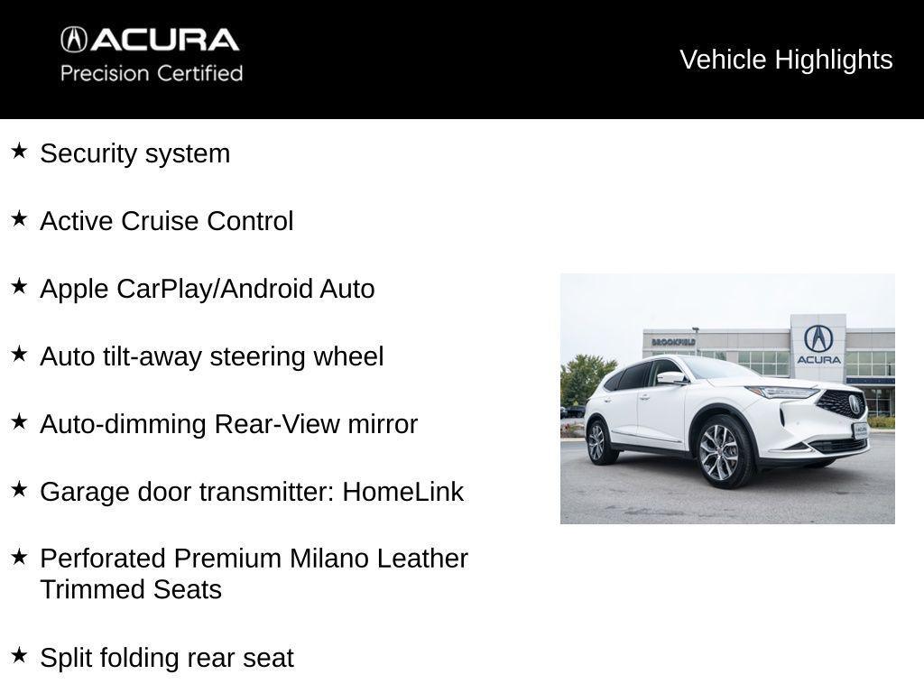 used 2023 Acura MDX car, priced at $44,900