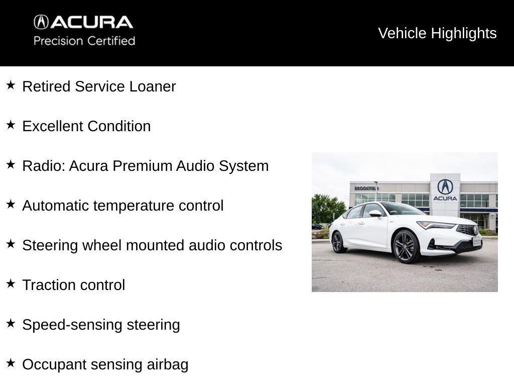 used 2025 Acura Integra car, priced at $33,900