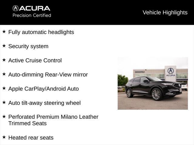 used 2022 Acura MDX car, priced at $46,900