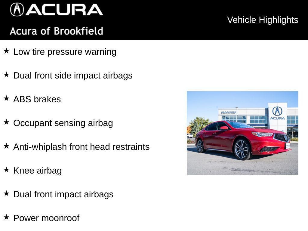 used 2019 Acura TLX car, priced at $19,900