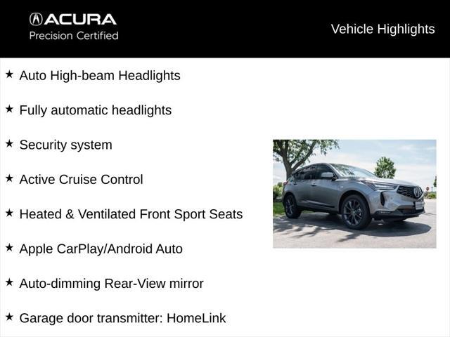 used 2025 Acura RDX car, priced at $47,900