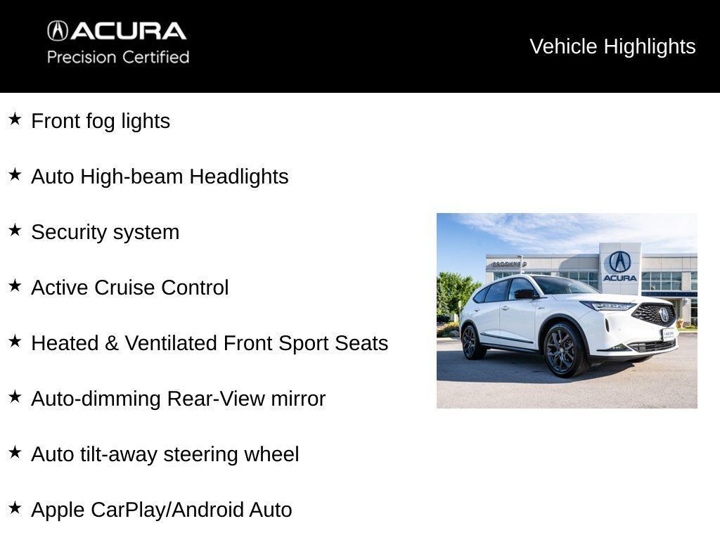 used 2023 Acura MDX car, priced at $46,993