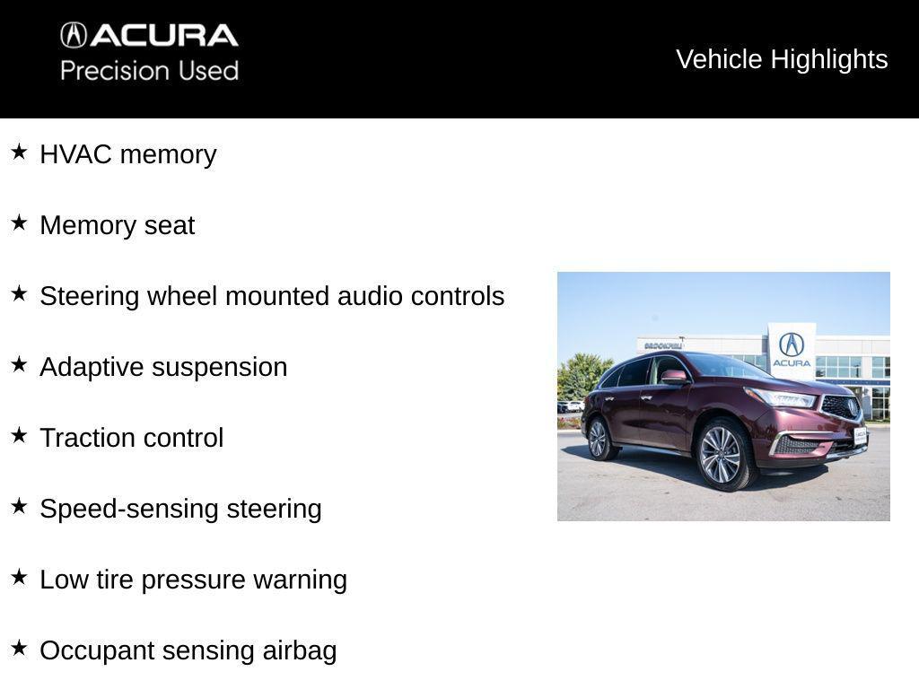 used 2017 Acura MDX car, priced at $16,900