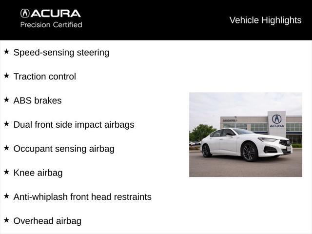 used 2025 Acura TLX car, priced at $44,900