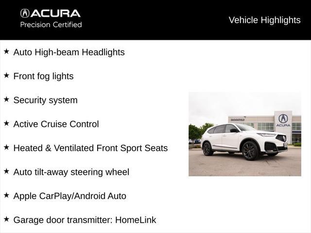 used 2025 Acura MDX car, priced at $54,900