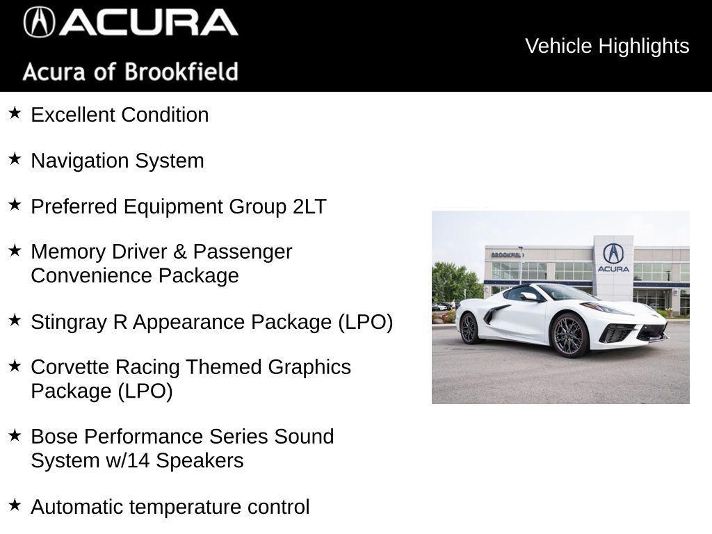used 2024 Chevrolet Corvette car, priced at $69,997