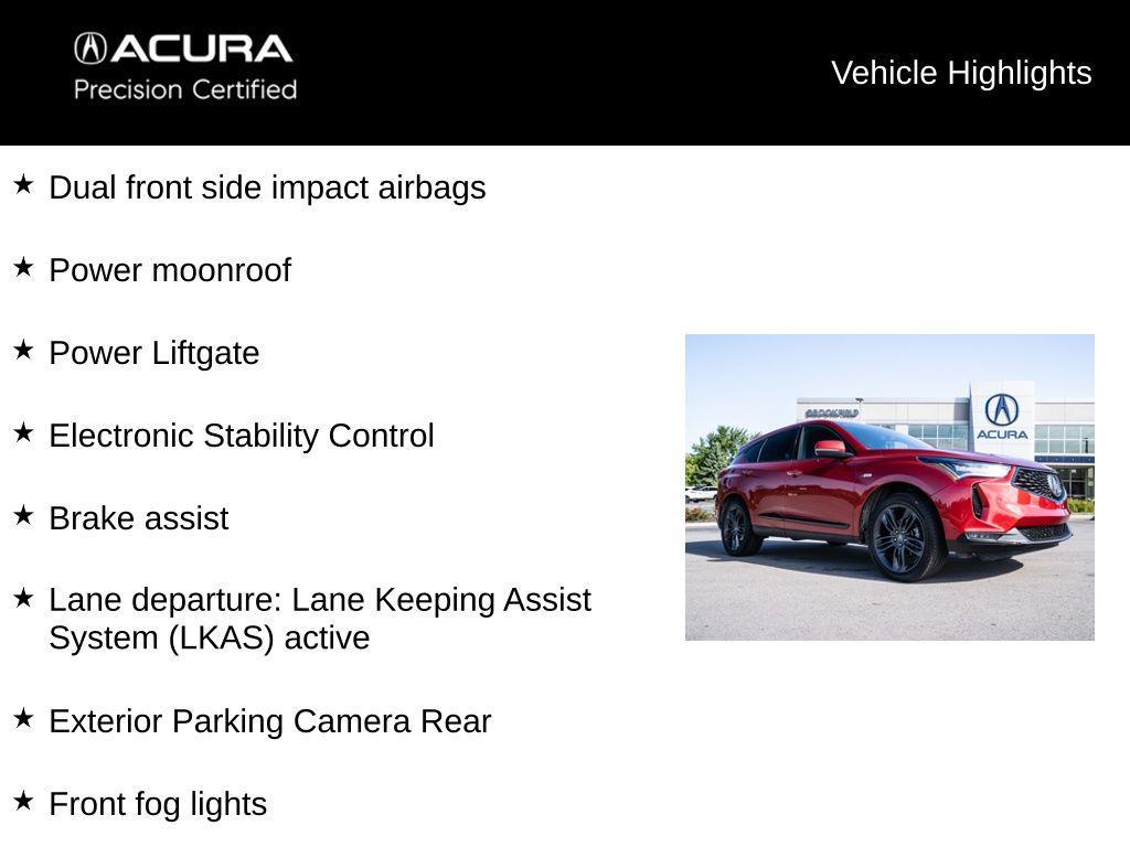 used 2022 Acura RDX car, priced at $38,900