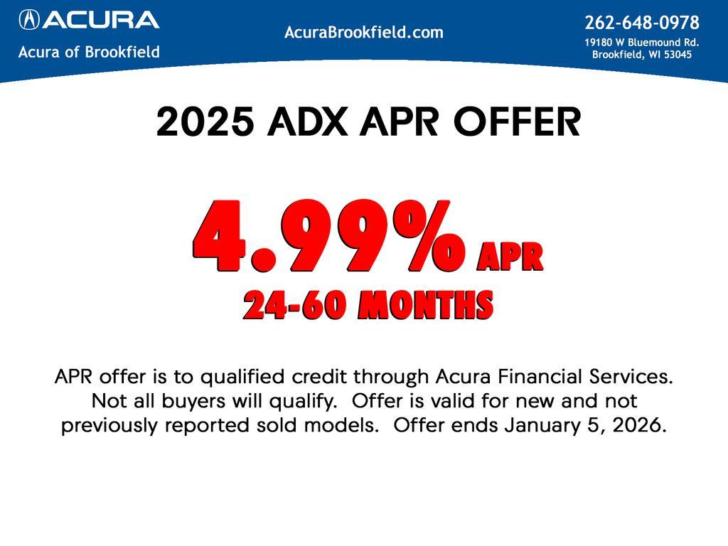 new 2025 Acura ADX car, priced at $45,350