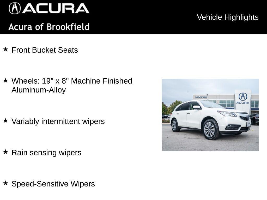 used 2015 Acura MDX car, priced at $16,900