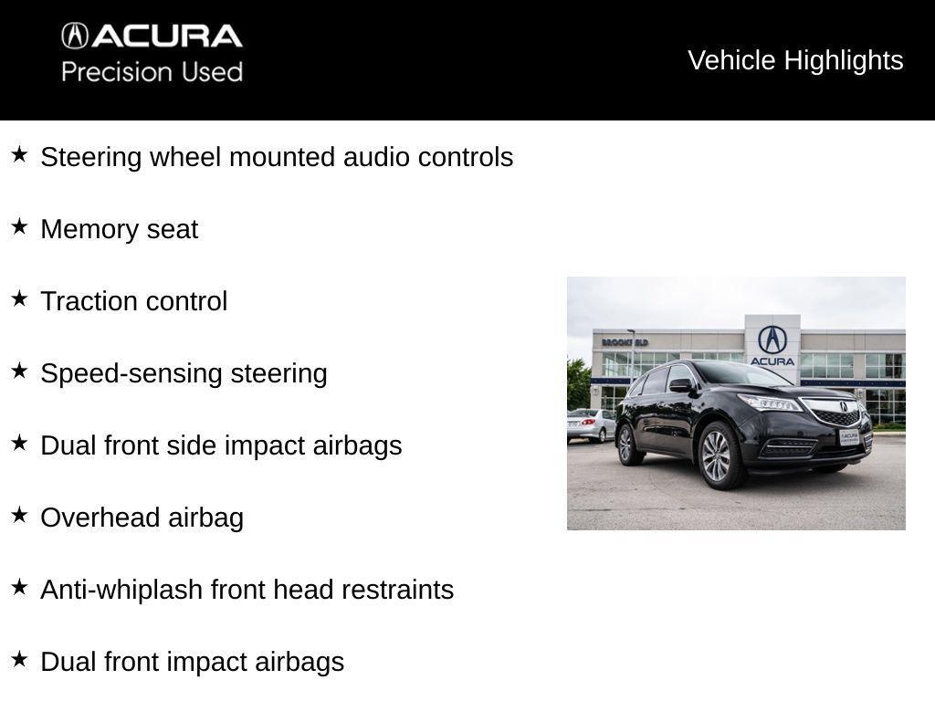 used 2016 Acura MDX car, priced at $16,900