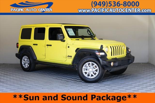 used 2023 Jeep Wrangler car, priced at $34,995