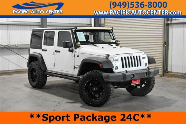 used 2015 Jeep Wrangler Unlimited car, priced at $20,995