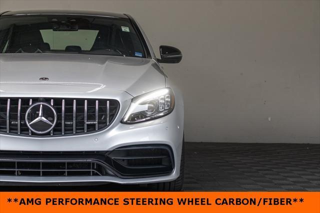 used 2020 Mercedes-Benz AMG C 63 car, priced at $59,995