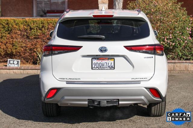 used 2022 Toyota Highlander Hybrid car, priced at $40,995