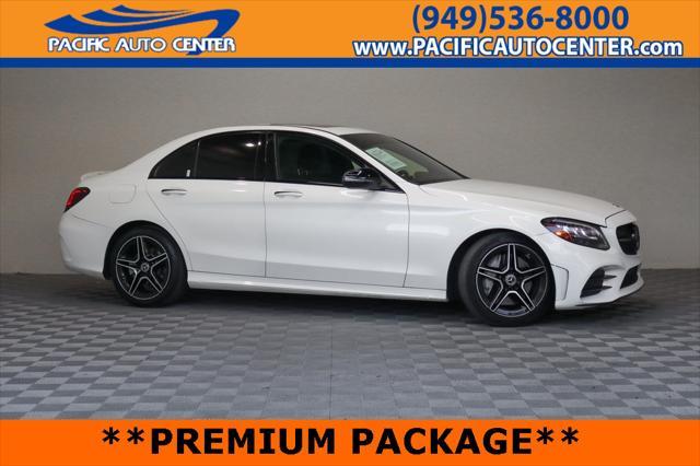 used 2019 Mercedes-Benz C-Class car, priced at $21,995