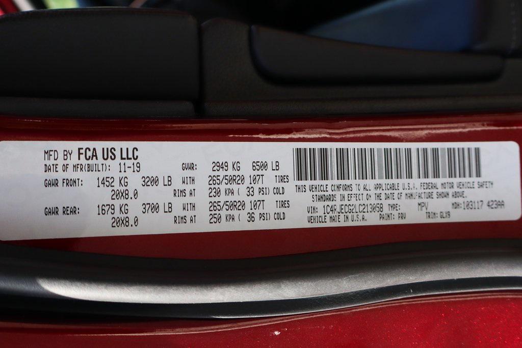 used 2020 Jeep Grand Cherokee car, priced at $24,995