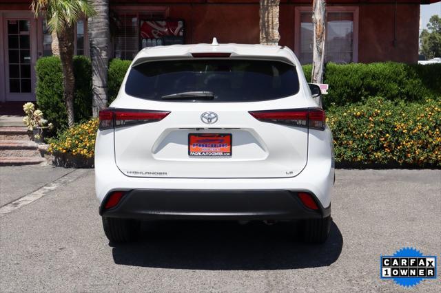 used 2021 Toyota Highlander car, priced at $24,995