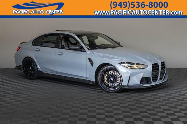 used 2022 BMW M3 car, priced at $73,995