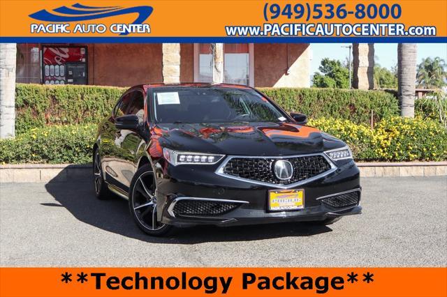 used 2018 Acura TLX car, priced at $14,995