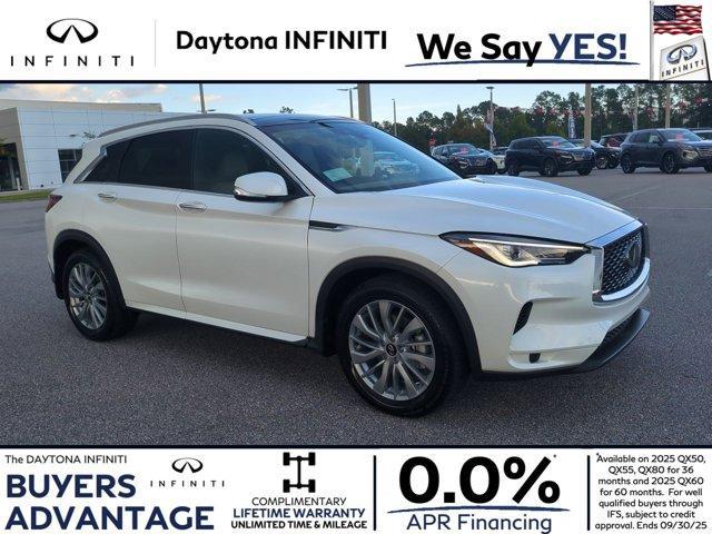 new 2025 INFINITI QX50 car, priced at $44,182