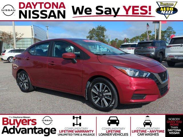 used 2021 Nissan Versa car, priced at $14,500