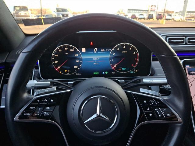 used 2021 Mercedes-Benz S-Class car, priced at $75,000