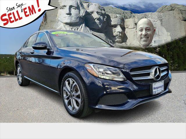 used 2018 Mercedes-Benz C-Class car, priced at $19,889