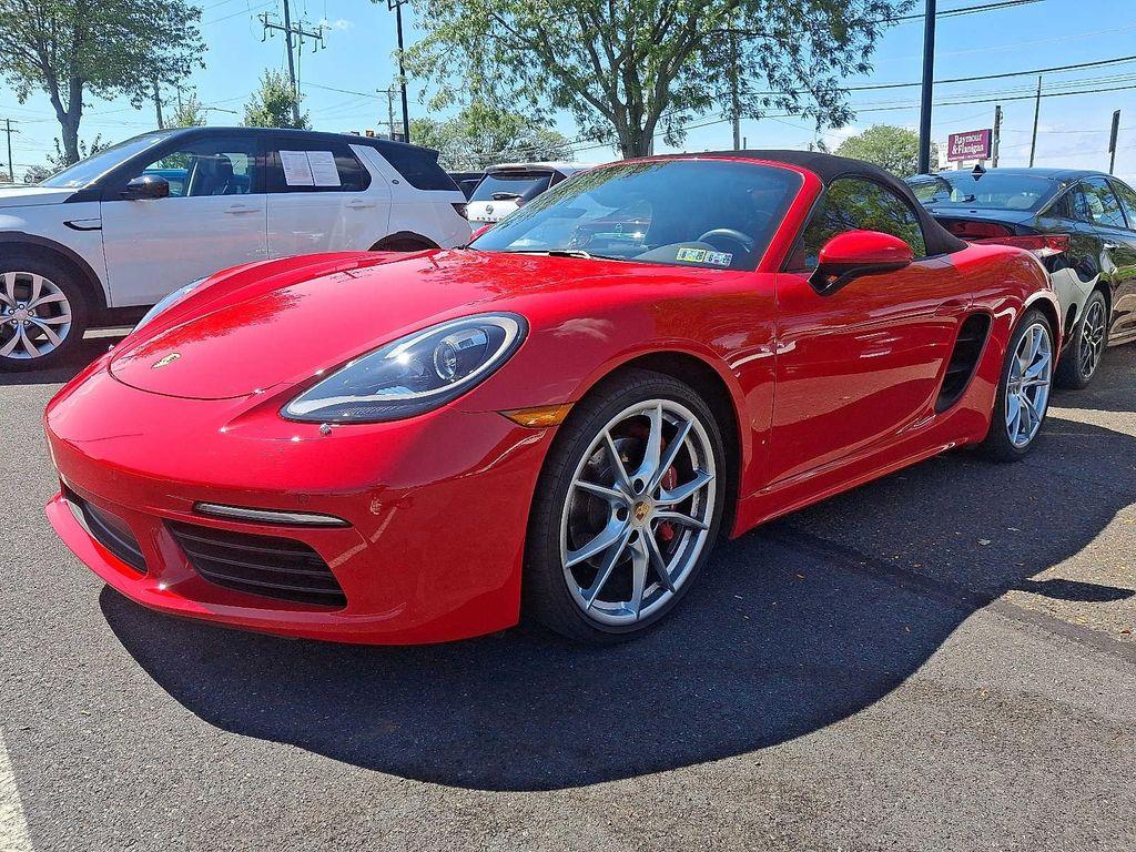 used 2017 Porsche 718 Boxster car, priced at $60,000